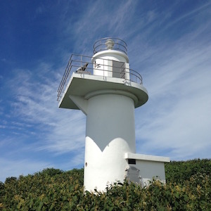 天売島赤岩展望台の灯台